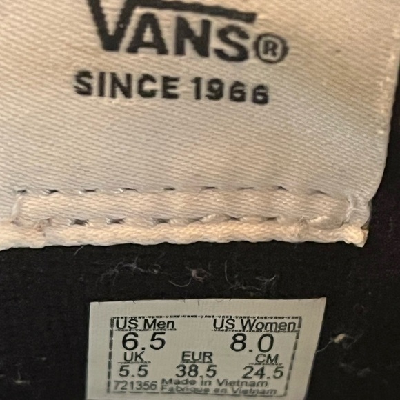 Vans SK8-Hi Tapered Sneakers in Tiger Women Sz 8 Brown Blk Logo - Picture 8 of 9